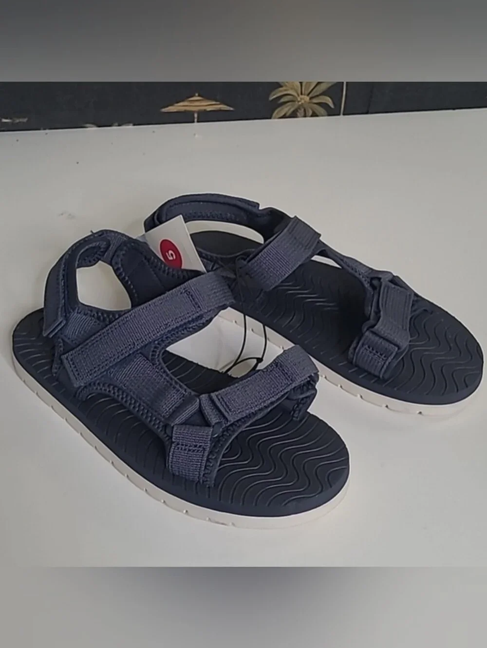New with tags! Cat & Jack Boys Emery size 5 blue summer strap sandals